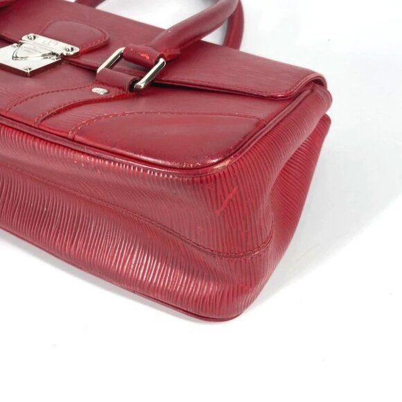 LOUIS VUITTON M5887E Epi Segur PM flap Hand Bag Epi Leather Castilian Red - Picture 8 of 16